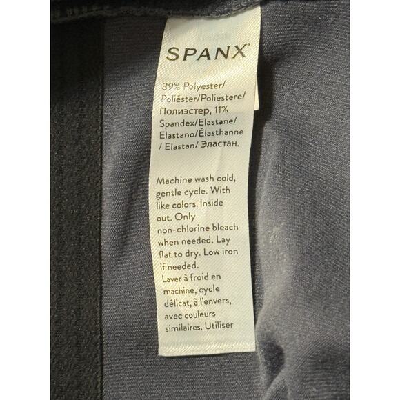 Spanx Essential Brushed Jersey Leggings, Gray, Size M - Picture 4 of 4